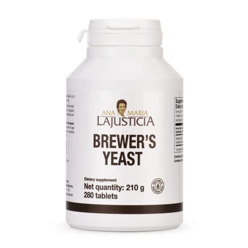 Image of Ana Maria Lajusticia- BREWER'S Yeast - Source of Vitamins, Heart Health and Healthy Digestion - 70 Days Treatment Pack . Sugar Free & Vegan Friendly.
