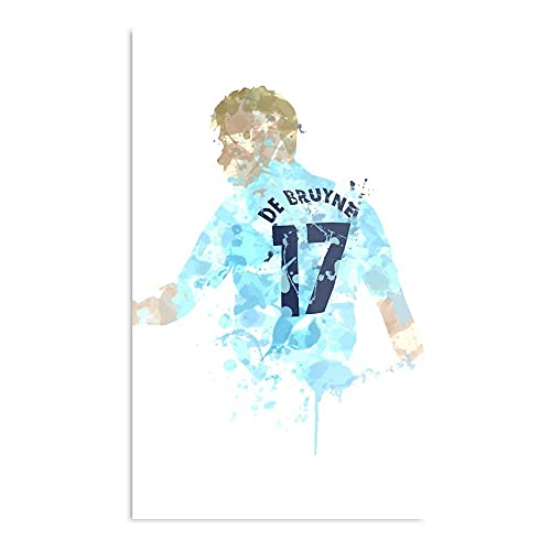 ZHONGYANYANYANYAN Art Manchester Bruyne De Legend Poster Kevin City