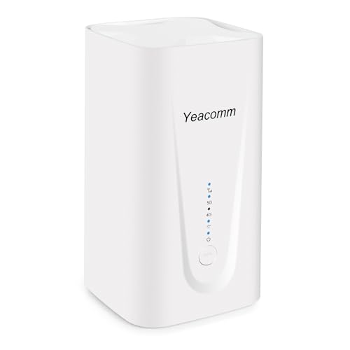 Yeacomm 5G Modem AX3600 WiFi-6 Router with SIM Card Slot, NR...