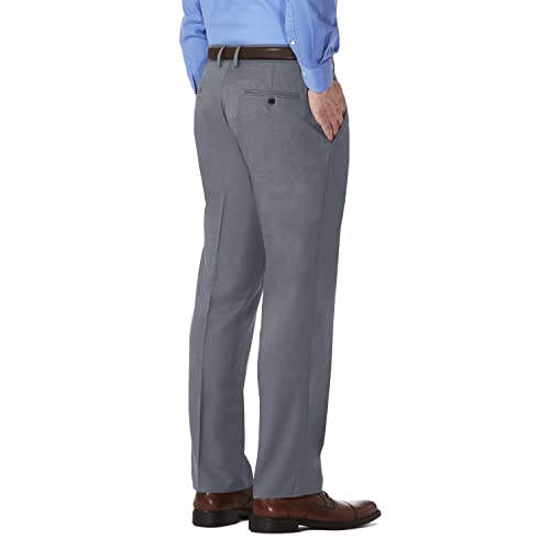 Kenneth Cole REACTION mens Stretch Modern-fit Flat-front dress pants, Dark Grey, 38W x 30L US3