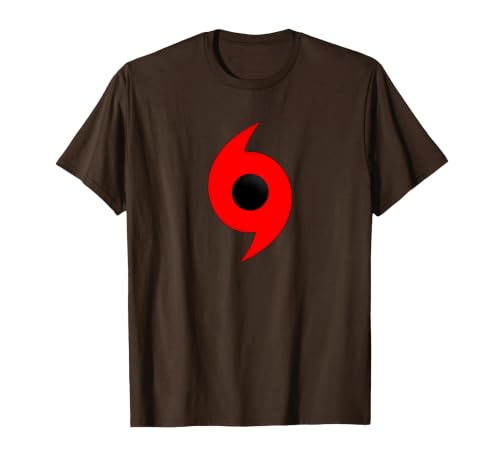 Hurricane Weather Symbol T-Shirt T-Shirt, Men, Brown, 3X-Large