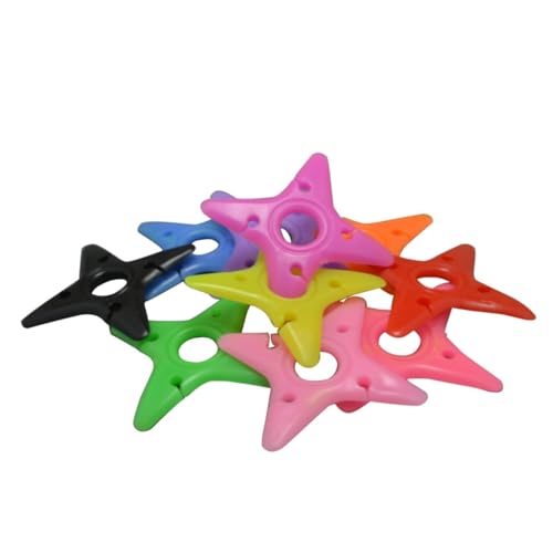 Gadpiparty Lot De 10 Enrouleurs De Câble En Silicone Colorés Motif Étoile Pour Écouteurs, Organisateur De Rangement Compact, Support Anti-nœuds Et Protection De Fil, Bureau Et Voyage, Multicolore