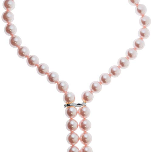 925 Sterling Silver Infinity Link Connector/Necklace Pearl Shortener Enhancer Clasp #TOP1