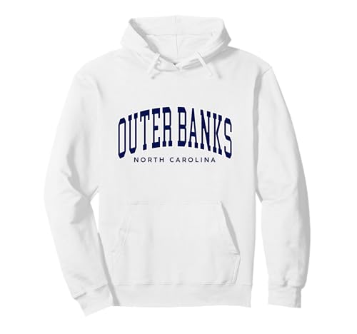 Outer Banks OBX North Carolina summer retro preppy throwback Pullover Hoodie