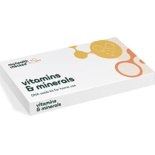 MyHealthChecked Vitamins & Minerals DNA Test | Take Back Your Health | UK Testing Kit for Adults | Includes Vitamin D & Iron Deficiency Indicators
