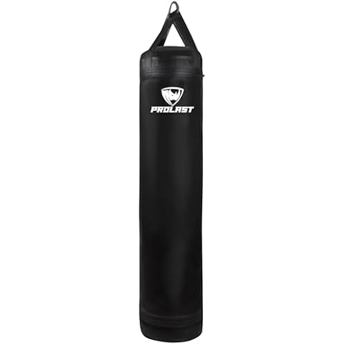 Heavy Punching Kicking Bag for Adults, Boxing, MMA, Martial Arts, Muay Thai, Strength Training Equipment, Filled or Unfilled, 5ft, 100 lbs