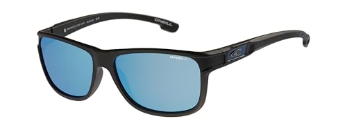 Oneill ONS-9057-20 Men's Sunglasses 104P Matte Black/Blue With Polarised Blue Mirror Lenses