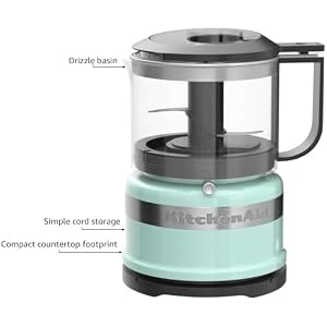 KitchenAid KFC3516IC 35 Cup Food Chopper Ice Blue