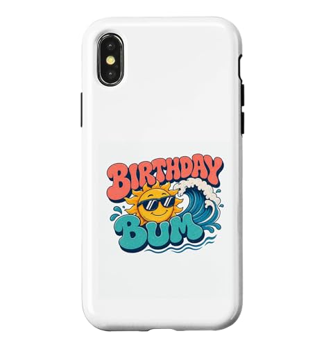 Birthday Bum | ���g�� �O���[�r�[ ���z �C �r�[�` �� �X�}�z�P�[�X iPhone X/XS �p