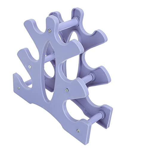 Happyyami 1Pc Abs Dumbbell Holder Stand for Home Workout Supplies Space Saving Design Holds Dumbbells Stable and Weight Storage Tool