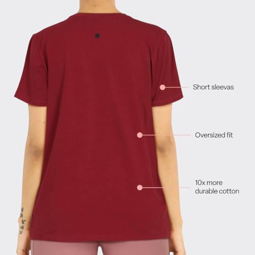 Image of BlissClub Women The Last Tee - Boyfriend tee | Women's t-Shirt | Sleeves | Hip Covering | Cotton Tee