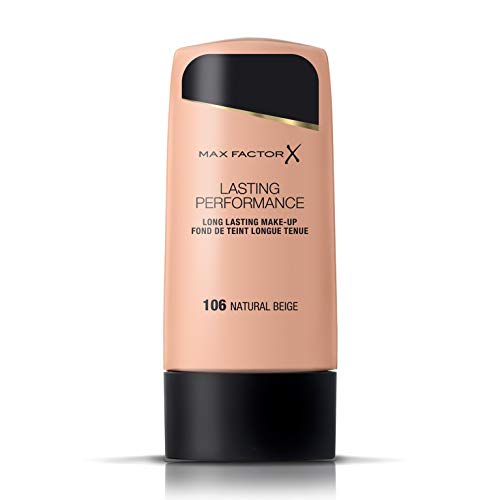 Max Factor, Long Lasting Performance No.106, Natural Beige, Foundation, 1.1 Ounce