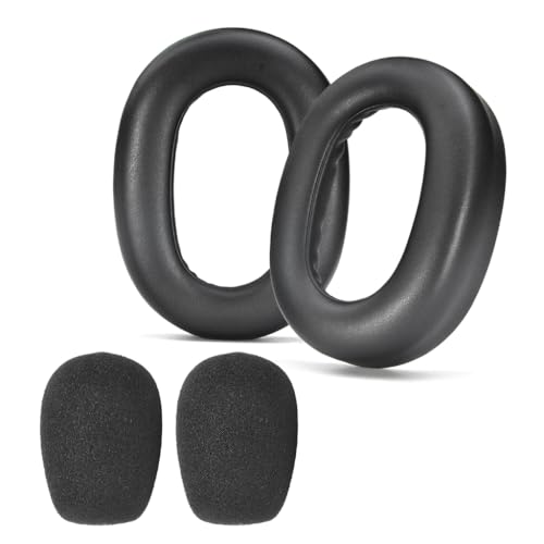 PLCPDM Almohadillas de repuesto para micrófono de esponja para auriculares que proporcionan una excelente transpirabilidad