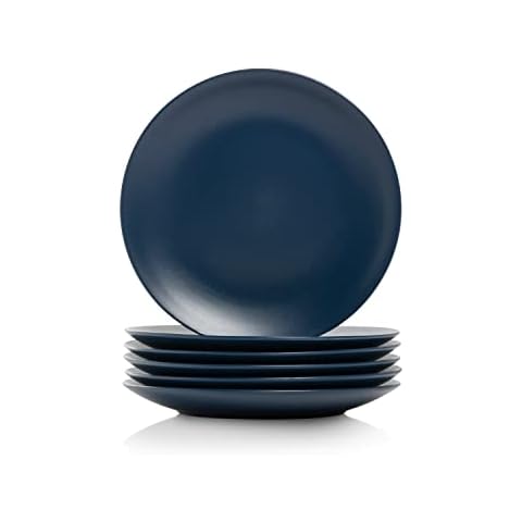 10 Strawberry Street Wazee Matte Coupe Salad Plate, Set of 6 Cover
