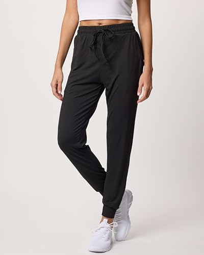 Real Essentials 3 Pack: Women's Ultra-Soft Lounge Joggers Sweatpants Athletic Yoga Pants with Pockets (Available in Plus)2