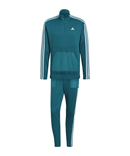 adidas Performance Halfzip Trainingsanzug Gruen, XS Herren