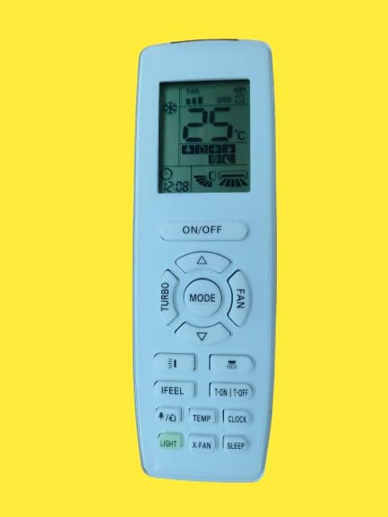 AMAZOR® Ac Remote- Model 206 Yap1Fb-1 Compatible with Onida Ac Remote Original | Suitable for 1 | 1.2 | 1.3 | 1.5 | 1.8 | 2 | 2.2 | 2.5 | 3 Ton Split and Window Air Conditioner-image-5