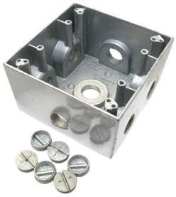 Two Gang Weatherproof Box, Deep