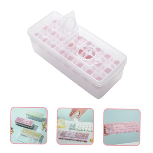 Bandeja para cubitos de hielo reutilizable con tapa y contenedor miniatura 4
