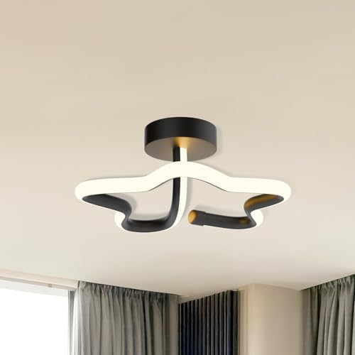 Image of LED Decorative Ceiling & Wall Light | Up to 50W Rated (48W Working Output) | Dual Mount Design | 3 Colour Mode (Warm /Natural /Cool White) | Modern LED Light for Home (Star)