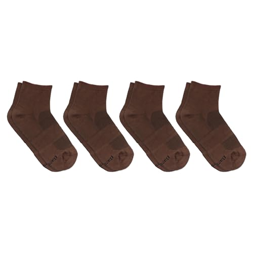 Image of BambooMN Women's Rayon from Bamboo Athletic Quarter Crew Sock for Home Travel Work and Sport