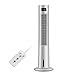 Ventilateur de Tour Ventilateur Tour, 55w, Ventilateur Refroidi par Eau, Alimentation en Air Grand Angle À 60 Degrés, Touche Tactile + Écran À LED, Minuterie sur 12h,Fan