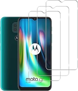 Xinyou Store 3 Pièces Verre trempé Compatible avec Motorola Moto G9 play, Film Protection écran, 9H Dureté，pour Motorola Moto G9 play