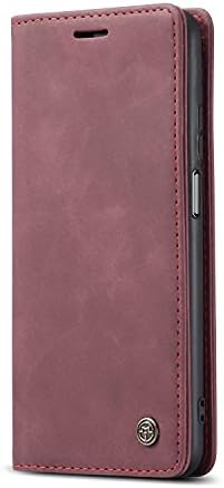 Chocoyi Leather Flip Wallet Phone Case Cover for Huawei P30 Pro, Magnetic Closure Case Cover with Stand function and Card Slots.-Blue