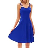GRACE KARIN Fête Femme Robe Dos Nu à Bretelles Multiples Robe mi-Longue Printemps et été CL0103S21-04_0XL