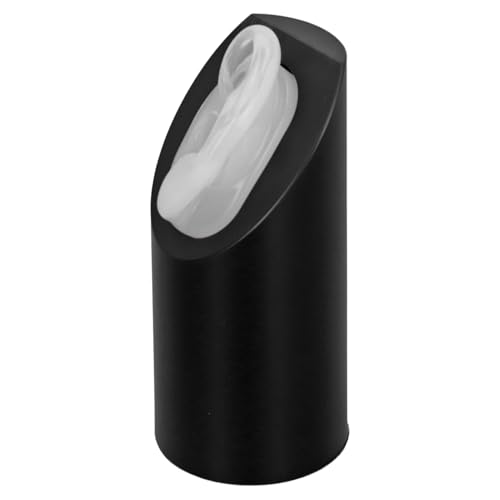 Clear Silicone Ear Model Black Display Rack Soft Water Proof Hearing Tool Acupuncture Education Training Hospital Silicone Display Simulation Ear Model Soft Water Proof Ear Mod