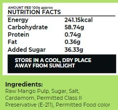 Image of Nutrinat Aam Panna - 500ml (Pack of 1) | Refreshing Aam Panna Drink | Summer Drink With Natural Ingredients | Mango Concentrate For Cooling Refreshment | Mango Crush Concentrate