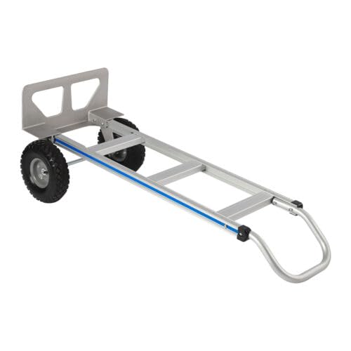 Carretilla manual pesada de 500 lbs con marco de aluminio miniatura 1