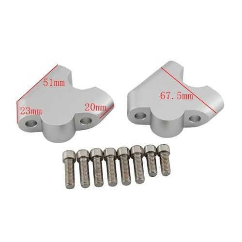 Rialzo supporto manubrio para S1000XR 2020 abrazadera elevada mecanizada 3