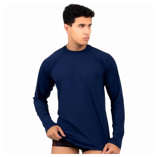 Camisa Térmica Masculina Segunda Pele Praia Surf Proteção Uv Tamanho:GG;Cores:Azul Marinho
