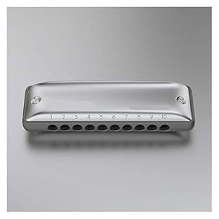 KIRANDIE Trou Rond de 10 Trous Diatonic Harmonica Aluminium Peigne Majeur Paddy Naturel réglage Mineur Harmonica (Color… – Image 3