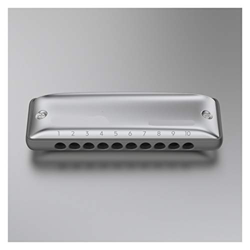 KIRANDIE Trou Rond de 10 Trous Diatonic Harmonica Aluminium Peigne Majeur Paddy Naturel réglage Mineur Harmonica (Color… - Les Beatles, Paul McCartney, John Lennon, RIngo Starr, George Harrison KIRANDIE Trou Rond de 10 Trous Diatonic Harmonica Aluminium Peigne Majeur Paddy Naturel réglage Mineur Harmonica (Color… – Image 4