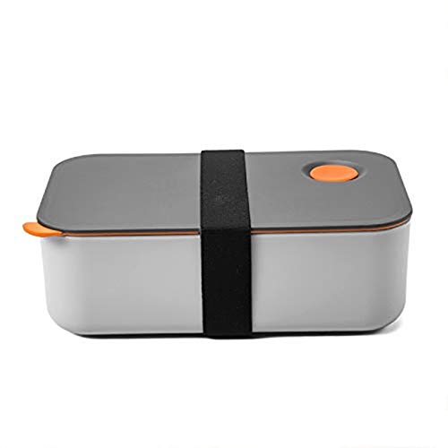Pudełko na lunch Pudełka na lunch Bento Box 1000 ml z 2 przegrodami, przyjazne dla środowiska, bez BPA, hermetyczne, do mikrofalówki
