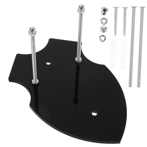 BCOATH Skateboard Mount Acrylic Display Stand for Skateboards and Snowboards Secure Screw Fixation Decor for Any Space