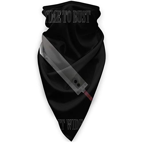 Final Fantasy Bust This Shit Wide Open Face Mask Bandanas For Dust, Outdoors