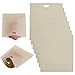 8 sacchetti per tostapane, 19 x 17 cm, riutilizzabili, per toasta, sandwich, con rivestimento antiaderente, resistenti al calore fino a 260 °C, per tostapane, forno a microonde (beige)