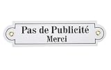 ✔️ Alternative - La plaque émaillée est une alternative plus durable aux autocollants 