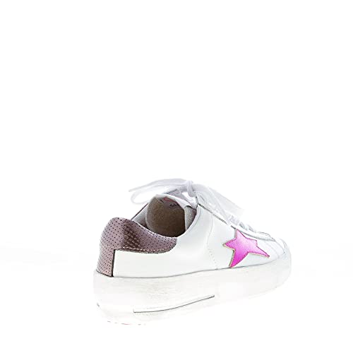 Ishikawa Donna Sneaker Basket 1858 in Pelle Bianco...
