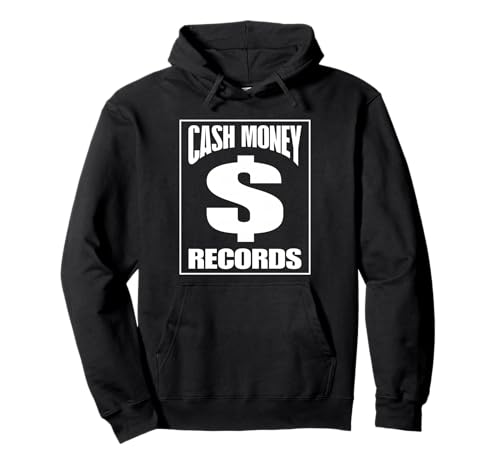 Vintage Cash Money Design Records 90s music Pullover Hoodie