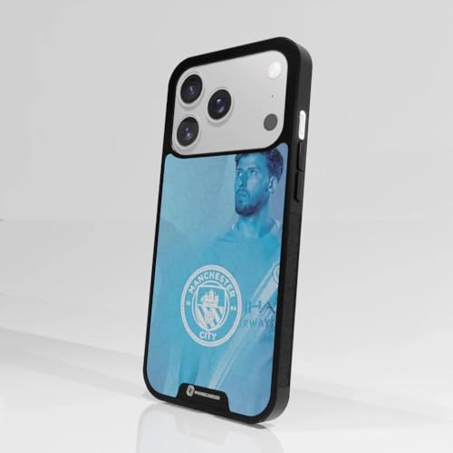 Coque Man City iPhone 17 Pro Max édition premium TPU Noir officiel