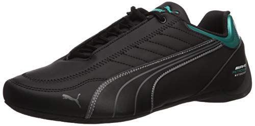 PUMA Men's Mercedes AMG Petronas Future Kart Cat Sneaker, Blacksmoked Pearl, 4 M US