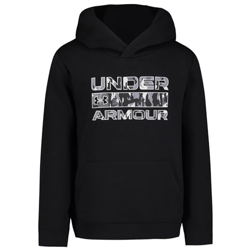 Image of Under Armour Boys' Pullover Hoodie Sweatshirt, Soft & Comfortable Fleece, Outdoor Collection