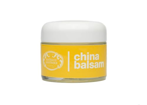 RATHAUS APOTHEKE WIEN Bálsamo chino con aceite de eucalipto, aceite de menta, aceite de clavo y aceite de canela, 25 gr – Calidad farmacéutica