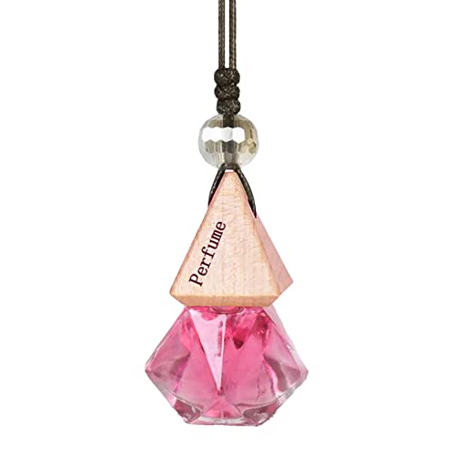 Colgante de perfume para coche, ambientador de coche, ambientador de coche nuevo, frasco de fragancia, bonito adorno de espejo interior para coche, ambientador para limusinas, camionetas, cupés