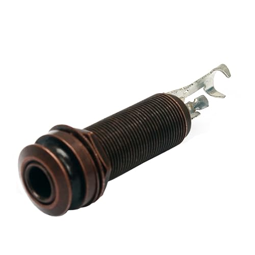 ULDIGI Brass Guitar Bass End Pin Output Jack Gt221 Mono/stereo Applications Bass End Pins Guitar Accessories