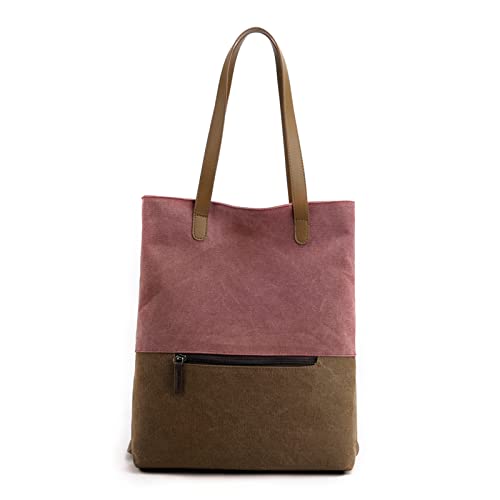 Sac d'épaule de loisirs en toile rouge pour les sorties et trajets